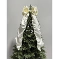 thumbnail image 1 of cpengpj Christmas Tree Decor - Santa Hat Bow Ribbons, Traditional Festive Ornaments, 1 of 4