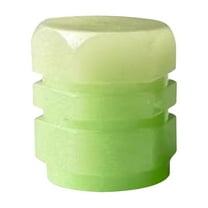 cpengpj 1Pcs Glow in The Dark Tire Valve Caps Fluorescent Valve Stem Caps Universal Car Tire Air Covers for Cars Motorcycles SUV Trucks Bikes Accessories