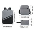 thumbnail image 1 of cpengpj 3Pcs Set Fashion Travel Laptop Backpack Water Resistant Anti-Theft Bag for Male Business Usb Charging Laptop Bag High-capacity Students Bag, 1 of 9
