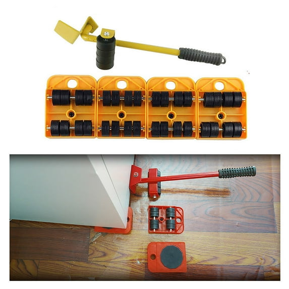 cpengpj 5-in-1 Moving Heavy Furniture Appliance Moving and Lifting System Convenient Tool