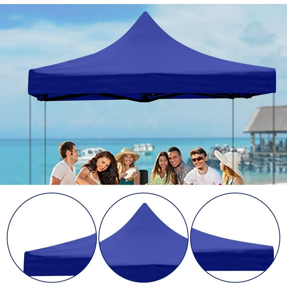 cpengpj 6.56x6.56/8.2x8.2/9.84x9.84ft Pop Up Canopy Replacement Canopy Tent Top Cover, Instant Canopy Top Cover ONLY(without Bracket)