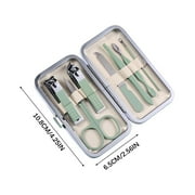 cpengpj 7Pcs Set Nail Clippers Set Fingernail and Toenail Clipper Cutters, Manicure Pedicure Kit, Stainless Steel Professional Grooming Kits, Nail Care Tools
