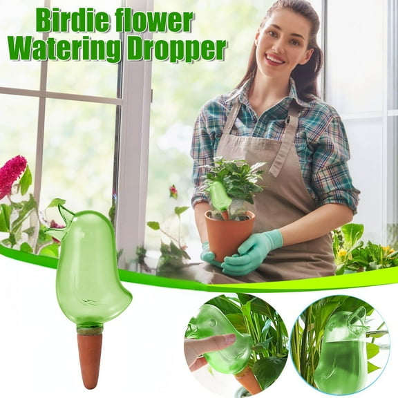 cpengpj Automatic Watering System for Bird Creatives Flower, Drip Irrigation Kit System, Smart Plant Watering Devices for Indoor Outdoor Household Appliance Water Seepage Device