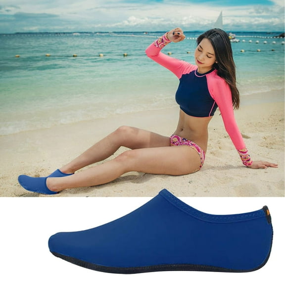 cpengpj Beach Socks Surfing Snorkeling Socks Diving Shoes, Sand Proof Booties Quick Dry Swim Socks Aqua Shoes Dive Socks, XL Size