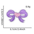 thumbnail image 1 of cpengpj Bow Iron on Patches, Small Embroidery Bow Patches for Clothes Cute Iron on Stickers Embroidered Applique for DIY Sewing Jeans Shirt Hat Jacket Backpack, 1 of 5