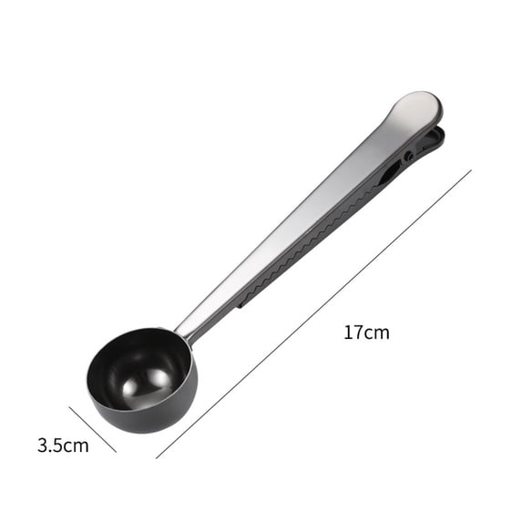 cpengpj Coffee Scoop, Stainless Steel Coffee Scoop Clip, Coffee Spoon Measuring, for Ground Coffee and Beans, Milk Powder MeasureBaking Graduated Tool