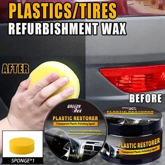cpengpj Dashboard Restorer for Car Interior, Interior Scratch Repair Wax for Car, Portable Scratch Repair Wax, Dashboard Scratch Repair Kit for All Vehicles
