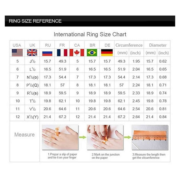 cpengpj Double Crystal Ring Female Living Mouth Ring Heart-Shaped Ring Hand Jewelry Flip The Ring on Both Sides