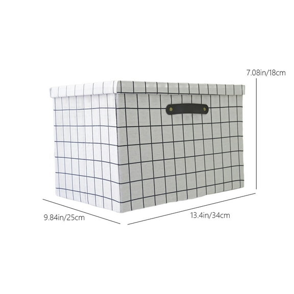 cpengpj Fabric Large Toy Storage Box, Collapsible Sturdy Storage Organizer Chest Bin Basket for Boys, Girls, Playroom, Nursery, Bedroom