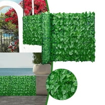 cpengpj Faux Hedge Panels Greenery Vines for Fence Artificial Ivy Balcony Privacy Screen Fence Panel Artificial Plant Decorative Fences for Indoor Outdoor Garden