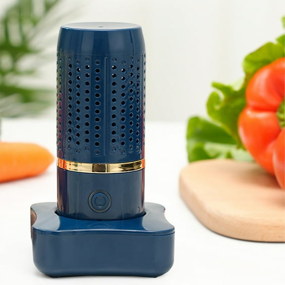 cpengpj Fruit and Vegetable Washing Machine, Portable Fruit Cleaner Device in Water, 4800mah Capsule Shape Cleaner, USB Rechargeable Automatic Household Cleaning Machine, Kitchen Gadget
