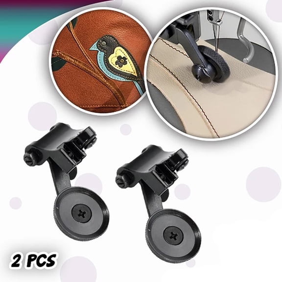 cpengpj Industrial Sewing Machine Parts Leather Presser Foot Sewing Machine Roller with Sewing Machine