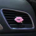 thumbnail image 1 of cpengpj Lip Air Diffuser Vent Clips, Pink Crystal Lips Car Interior Accessories, for Women Crystal Bling Charm Rhinestone Car Interior Decor, 1 of 5