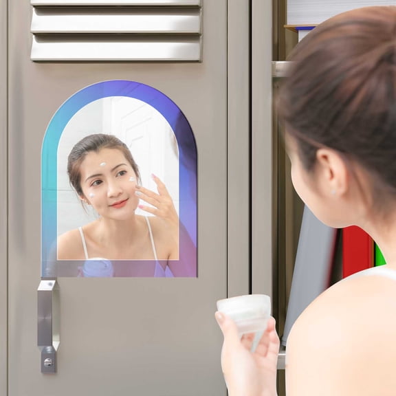 cpengpj Magnetic Locker Mirror for School Locker, Refrigerator, Office Cabinet, Locker Accessories Rectangular Mirror