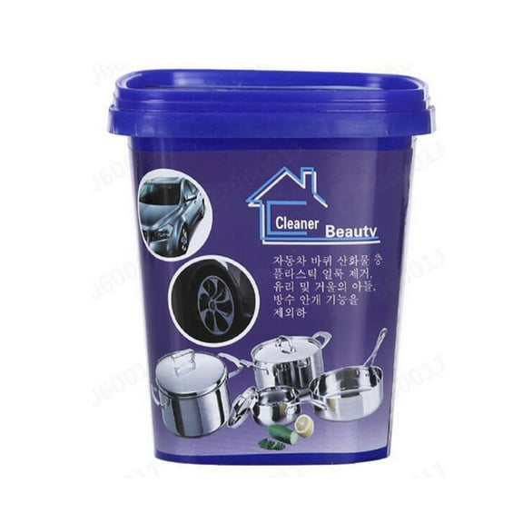 cpengpj Multi-Purpose Cleaning Paste Steel Cleaner, All-Purpose Cleaning Paste for Dishes, Kitchen Sinks, Shoes, Metal, Ceramic, Glass Stovetops, Car Wheels
