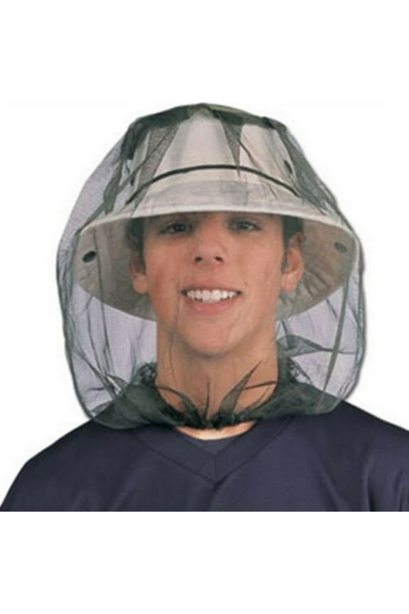 Outdoor Face Protector Hat Cap, Mosquito Head Net Hat, Safari Sun Hat with Veil Mesh Protection from Insect
