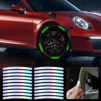 cpengpj Reflective Stickers on Car Wheels Stickers on Tires Electric Vehicles Stickers Decoration Anti-Scratch Tire Rims Sticker Auto Decals Exterior Accessories for Motocycle Bike