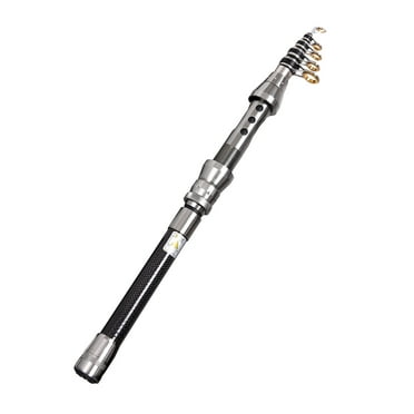 cpengpj Retractable Handle Carbon Fishing Rod Short Fishing Rod Protable Telescopic Sea Fishing Pole for Saltwater Freshwater Fishing