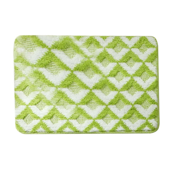 cpengpj Soft Microfiber Striped Bathroom Rugs Water-Absorbing Bath Mat Machine-Woven Floor Carpet for Bathroom Bedroom Entryway Rug Non-Slip Doorstep Foot Mat