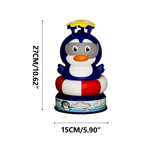 cpengpj Spinning Flying Outdoor Water Spray Sprinkler for Kids and Toddlers, Summer Outdoor High Pressure Aerial Spray Water Playing Toy, Attaches to Garden Hose Splashing Fun Toys