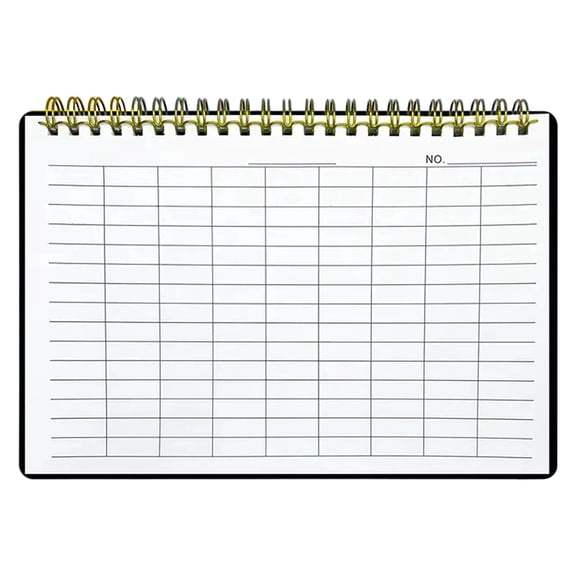 cpengpj Coil-Bound Notebook Blank Journal Notebook, 60 Pages, Thick Paper, Flexible Plastic Cover, Spiral-bound, for Sketching, Drawing, Painting