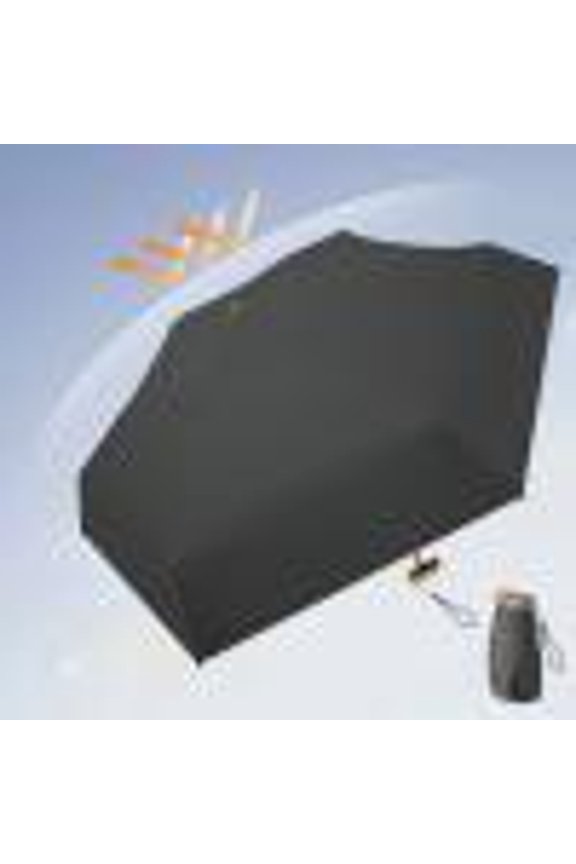 Compact Travel Umbrella with Sun Blocking Coating, Windproof and Portable, Polyester in Multi-Colors for Outdoor Activities