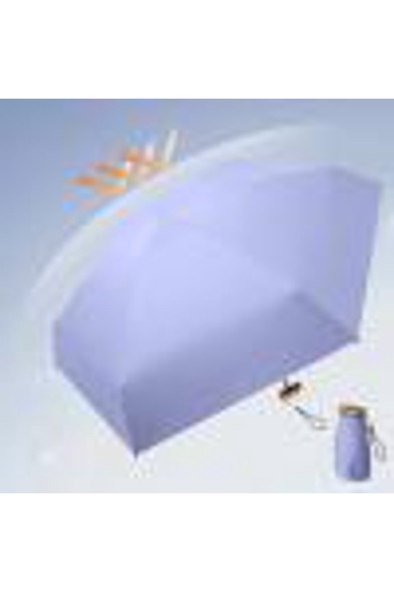 Compact Travel Umbrella with Sun Blocking Coating, Windproof and Portable, Polyester in Multi-Colors for Outdoor Activities