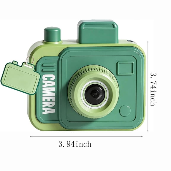 cpengpj Double-Sided Spray Camera Water Gun, Quick Refill Realistic Prank Toy, for Summer Pool Parties Funny Water Fighting, 1-Pack
