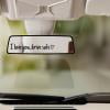 cpengpj Drive Safe Mirror Sticker 3pcs Vinyl Decal with Heart Design for Rearview Mirror Auto Care Essential Family Safety Car Gift 202