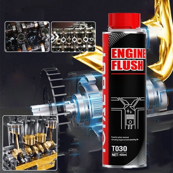 cpengpj Engine Carbon Sludge Remover 1-Piece, 400ML Automotive Oil System Internal Cleaning Agent, Powerful Carbon Build-up and Sludge Removal