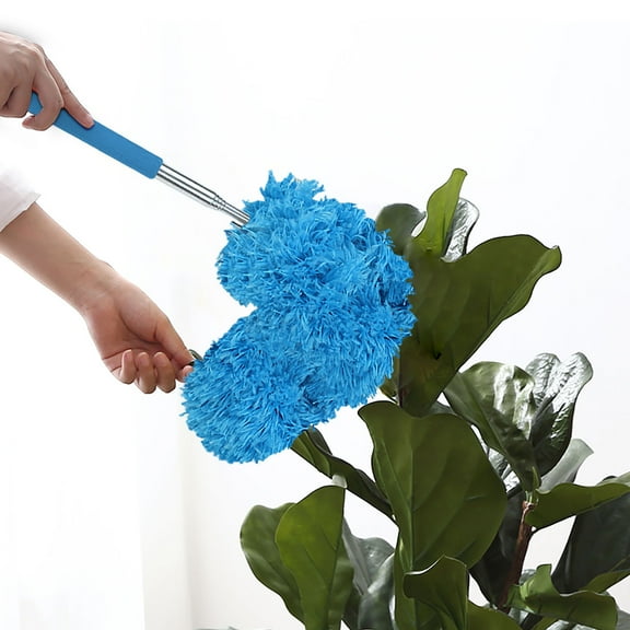 cpengpj Extendable Telescoping Duster 1-Pack,Stainless Steel Handle Non-Slip Grip,for Household Ceiling Furniture Effortless Dust Removal