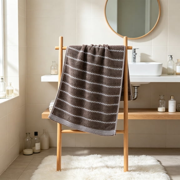 cpengpj Extra Large Turkish Bath Towel, 34x74 Inch Soft Absorbent, for Bathroom Beach Shower Body Wrapping, 1 Piece