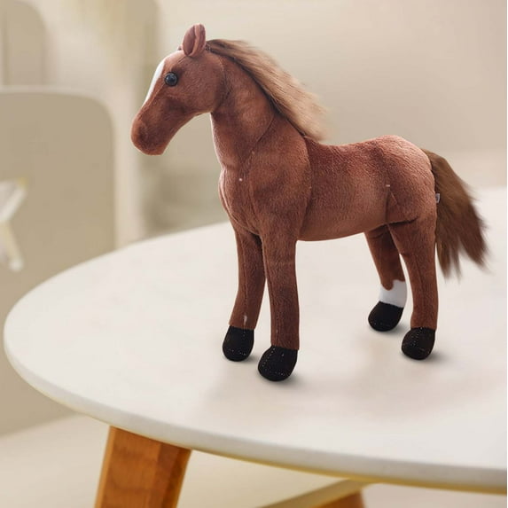 cpengpj Hand-Painted Collectable, Realistic Toy Horse Figurine for Girls and Boys, Durable Educational Figure Horse Christmas Gift Sofa Furniture Decoration