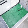 thumbnail image 1 of cpengpj Interlocking Rubber Bathroom Flooring Tiles Non-Slip Splicing Waterproof Mat Modular Interlocking Cushion Mat for Drain, Deck, Pool, Patio, Balcony, Shower, Kitchen, Yard, 1 of 6