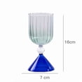 cpengpj Irregular Design Cocktail Wine Glass, Hand Blown Gradient Glass ...