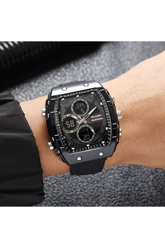 Lightweight Digital Sports Watch, Waterproof Luminous Display, for Outdoor Adventure All-Weather Timekeeping, 1 Piece