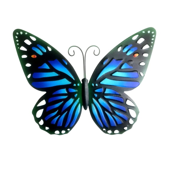 cpengpj Metal Butterfly Outdoor Wall Decor Metal Butterflies Fence Art Decoration, Indoor Outdoor Patio Backyard Garden Decorations, Gift for Mom Dad Friends