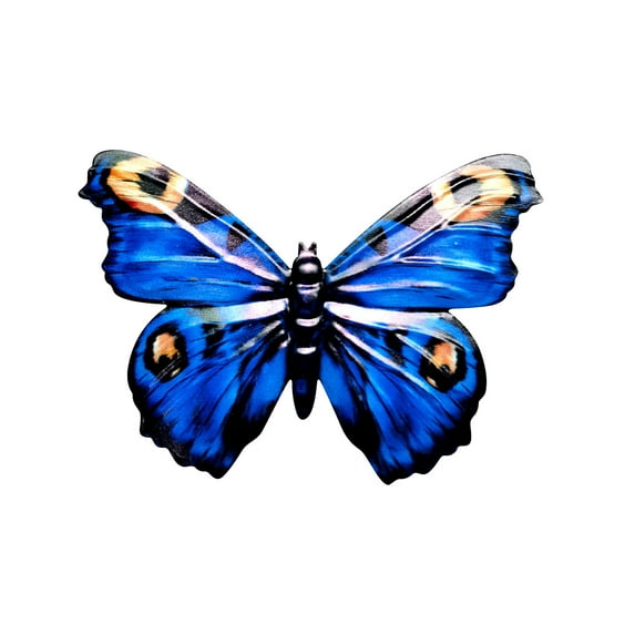 cpengpj Metal Butterfly Wall Ornament, Garden Art Decor, Suitable for Outdoor Gardens, Backyards, as well as Living Room and Bedroom Interior Decor