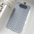 thumbnail image 1 of cpengpj Non-Slip Bathtub Pad with Strong Suction Cups, PVC Bath Mat for Elderly Safety, 27.56x14.17in Shower Floor Grip, 1 of 6
