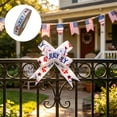 cpengpj Patriotic Pattern Decorative Ribbon, Fade Resistant Polyester ...