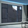 cpengpj Privacy Window Film 30x100cm Multicolor Plastic, Heat Control Sun Blocking Mirror Tint Reflective Cling for Sliding Doors Easy Installation