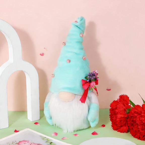 cpengpj Rudolph Design Faceless Doll Figurine, Compact Exquisite, for Home Desktop Space Decoration, 1 Piece