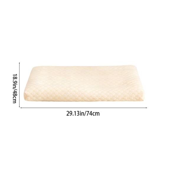 cpengpj Soy Fiber Pillow - Low Pillow for Cervical Spine Protection and Sleep Aid