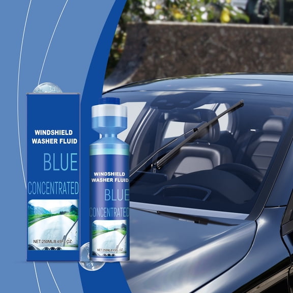 cpengpj Stain Resistant Windshield Washer Fluid 1-Pack,protective coating formula,for All Vehicle Clear Vision in Rainy Weather