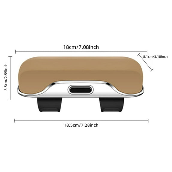 cpengpj Sunglasses Holder for Car Sun Visor, Auto Eyeglasses Protective Storage Case, Vehicle Visor Accessories Organizer Box