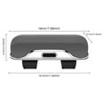 thumbnail image 1 of cpengpj Sunglasses Holder for Car Sun Visor, Auto Eyeglasses Protective Storage Case, Vehicle Visor Accessories Organizer Box, 1 of 2