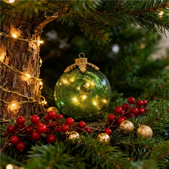 cpengpj Tabletop Christmas Ornaments 3Pcs Shatterproof Plastic Balls, Vibrant Colors for Xmas Tree Decor, Fireplace, Weddings, Parties and Family Gatherings