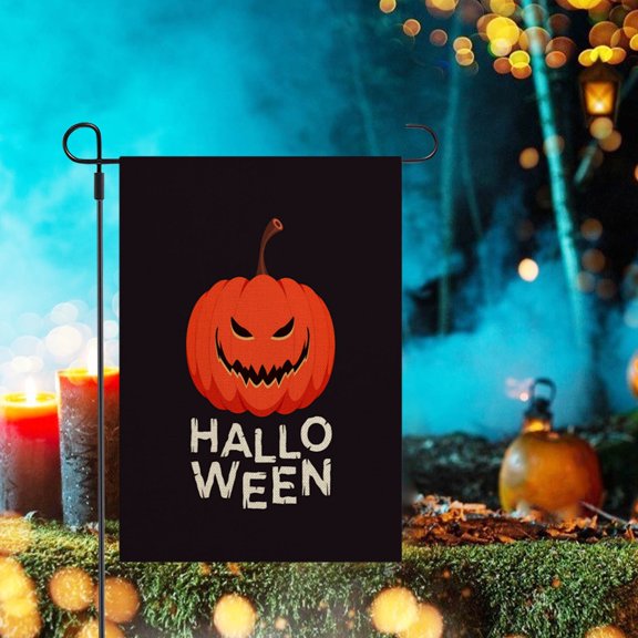 cpengpj Thanksgiving Garden Flag, Double Sided Printed Banner, Ideal for Farm Party and Porch Ornament