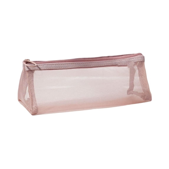 cpengpj Transparent Mesh Pencil Case, Smooth Zipper Large Capacity, for ...