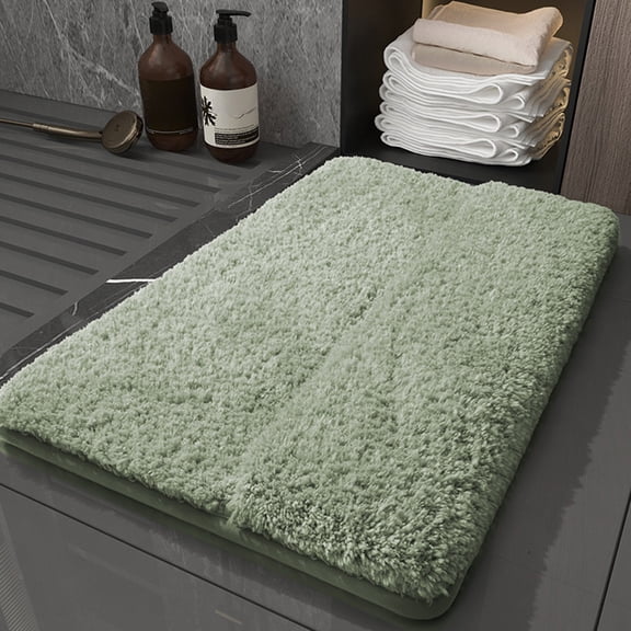 cpengpj Twisted Design Bathroom Mat 1-Piece 40x60in,Semi-Wrapped Foot Rubbing,for Small Bathroom Anti-Slip Floor